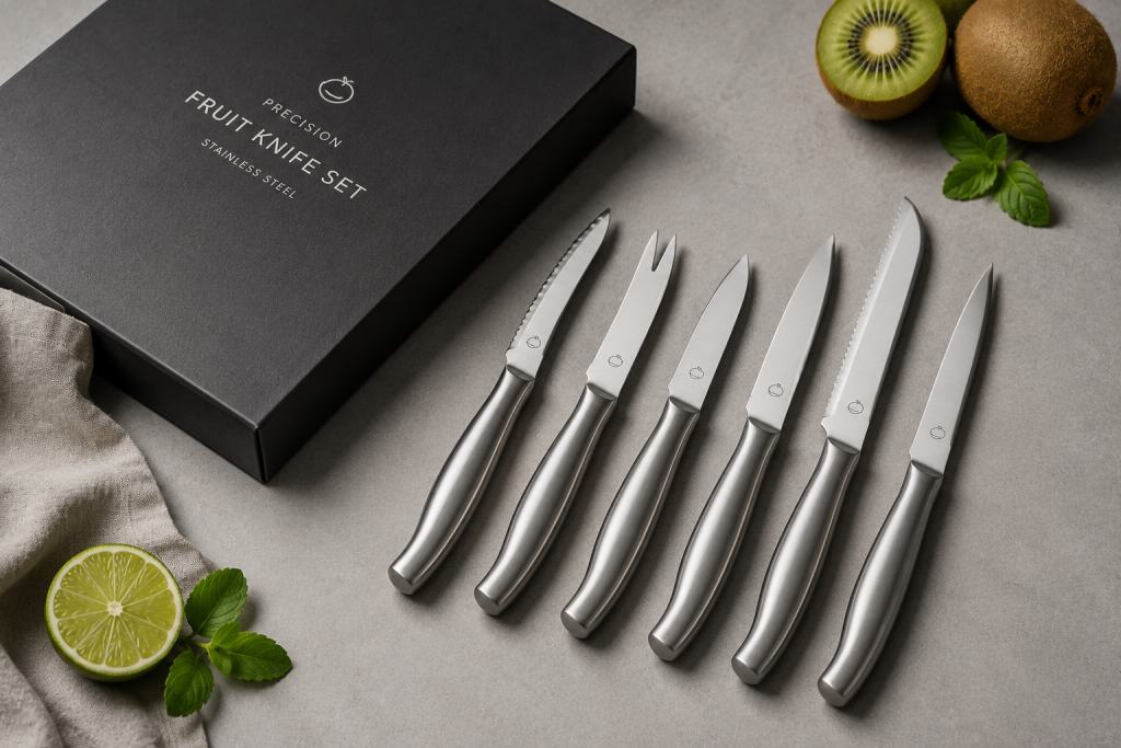 Set de cuchillos especializados para frutas